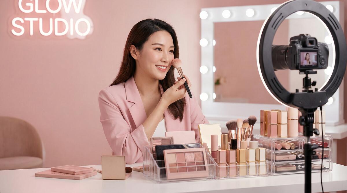 探花美妆视频教程